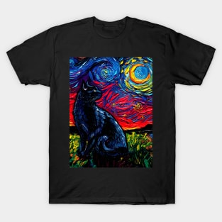 Black Cat Night 2 T-Shirt